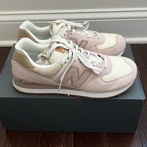 New Balance 574 Space Pink/Angora 9.5